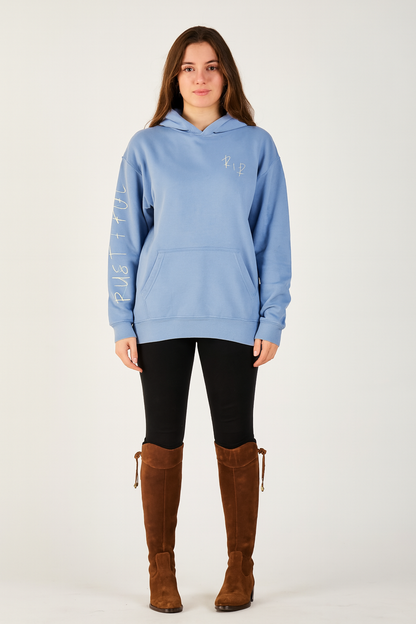 Slogan Unisex Cotton-Faced Hoodie