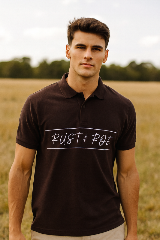 Black Panel Polo