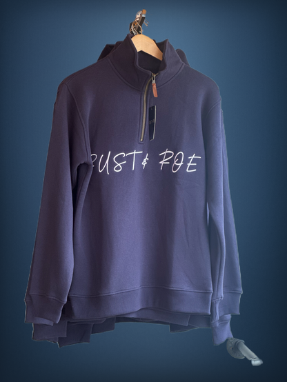 Navy Quarter Zip