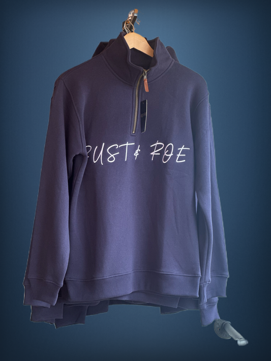 Navy Quarter Zip