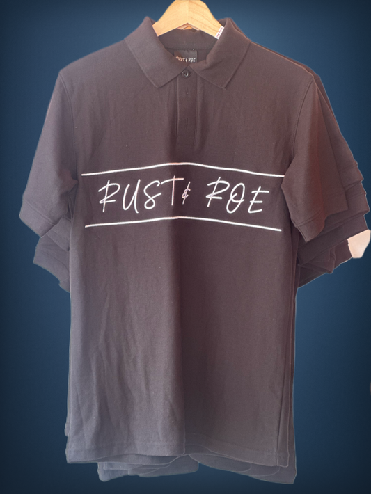 Black Panel Polo