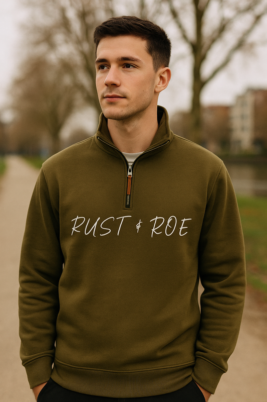 Khaki Quarter Zip
