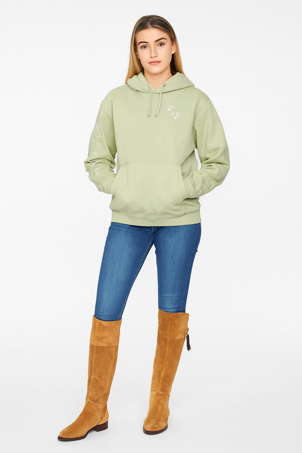 Slogan Unisex Cotton-Faced Hoodie