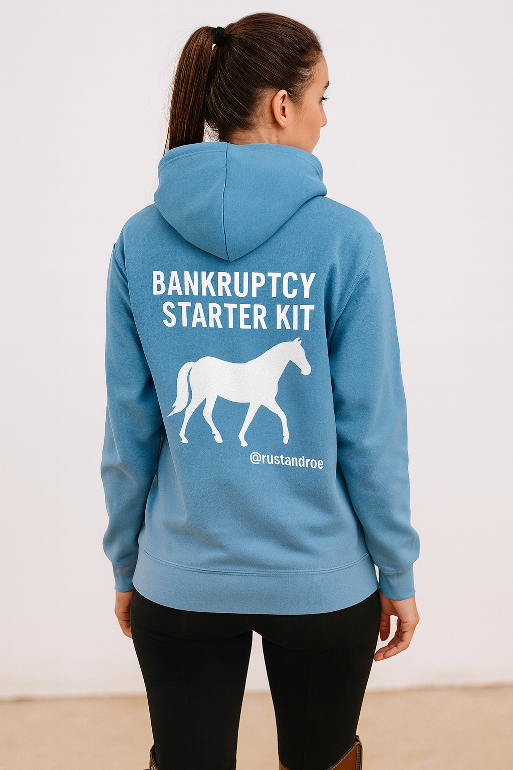 Slogan Unisex Cotton-Faced Hoodie